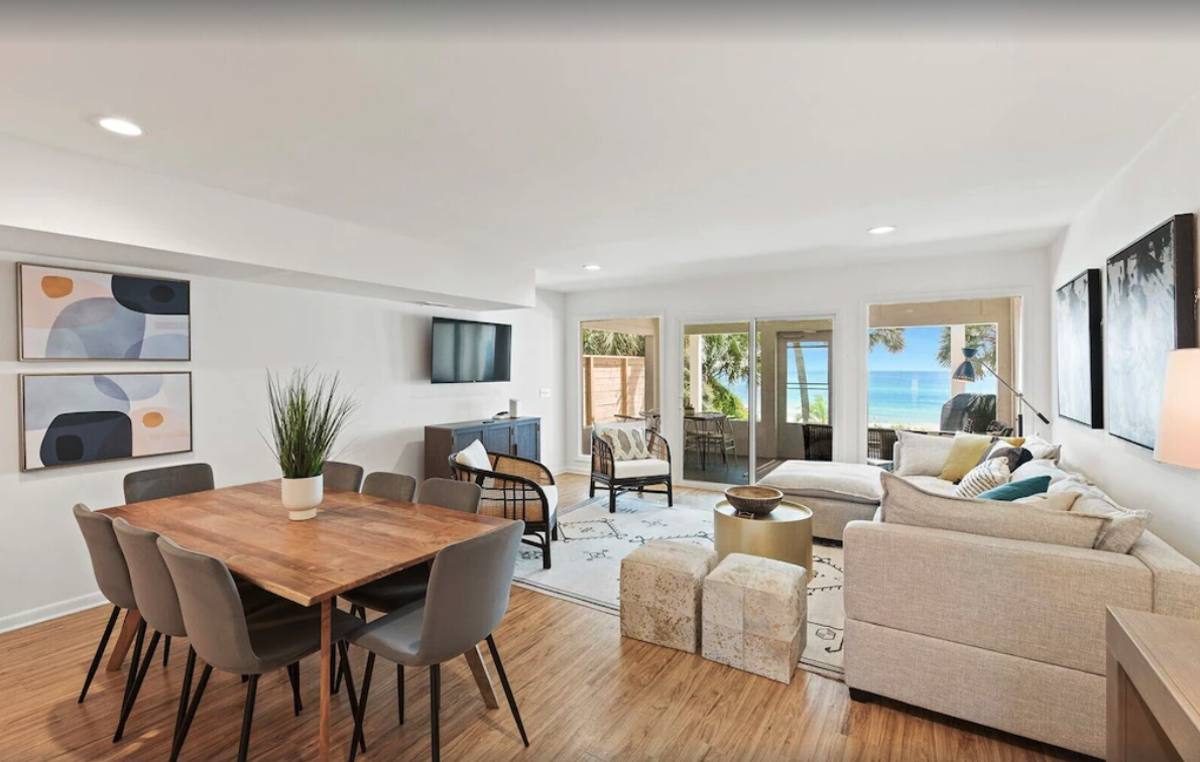 One of our beach condos, after we remodeled it