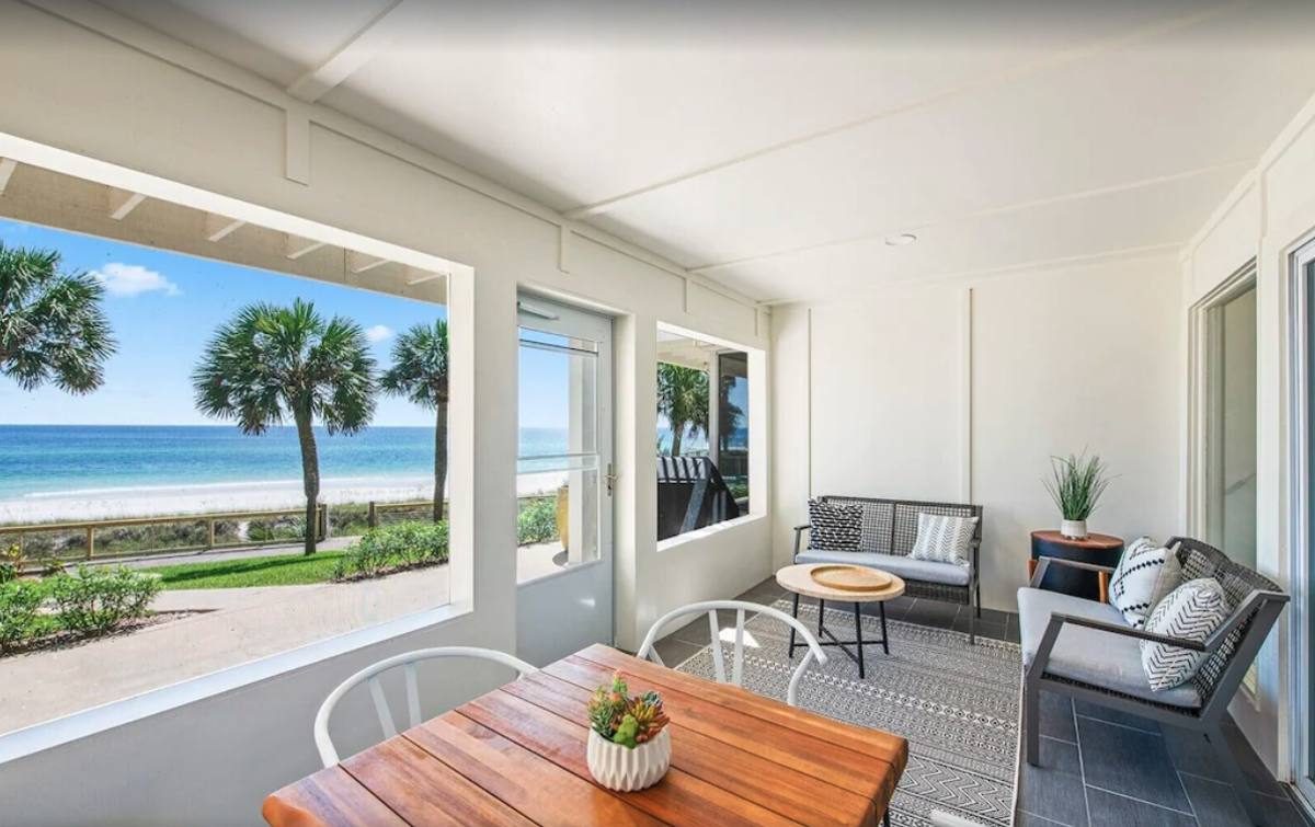 One of our beach condos, after we remodeled it