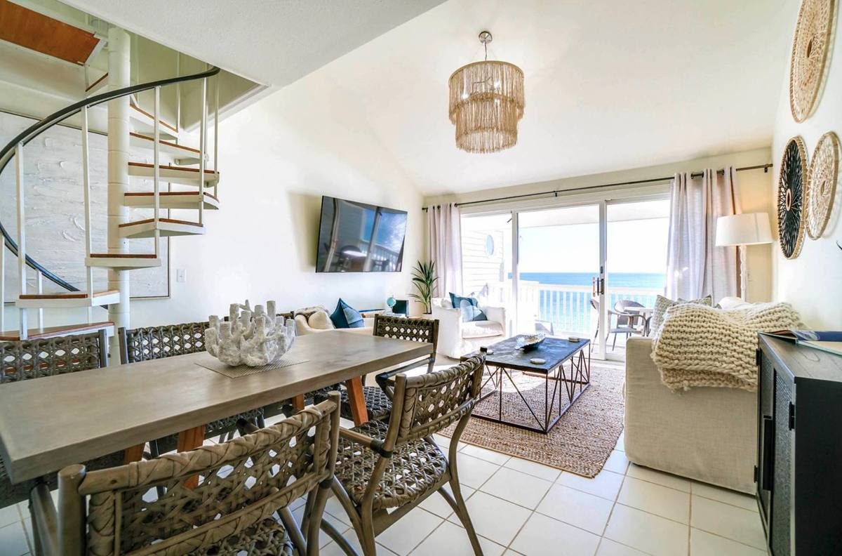 One of our beach condos, after we remodeled it